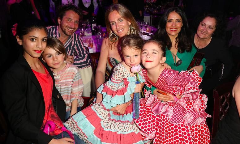 Salma Hayek and daughter charity event