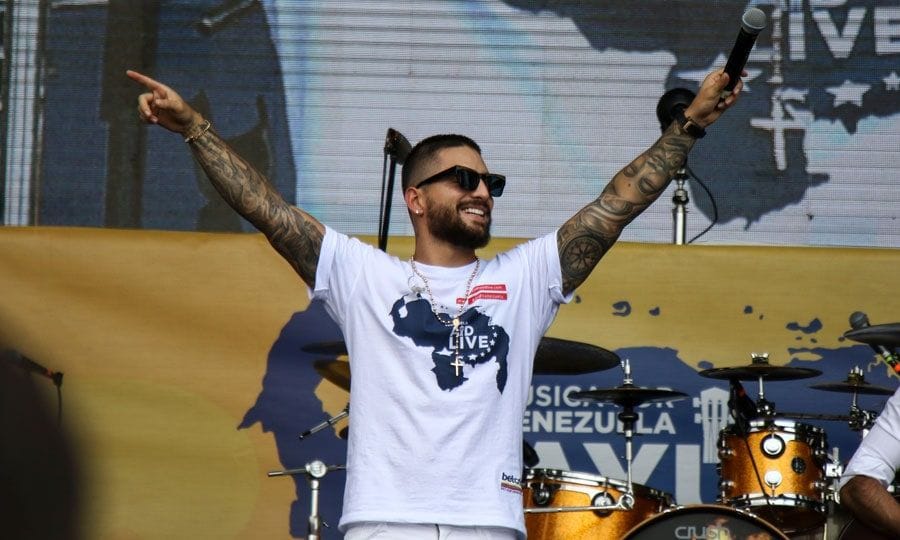 Maluma performs in Colombia 