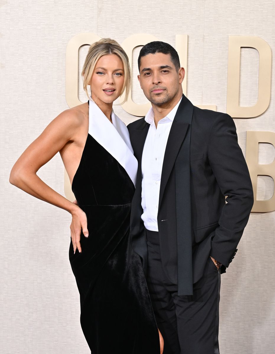 Amanda Pacheco and Wilmer Valderrama attend the 81st Annual Golden Globe Awards