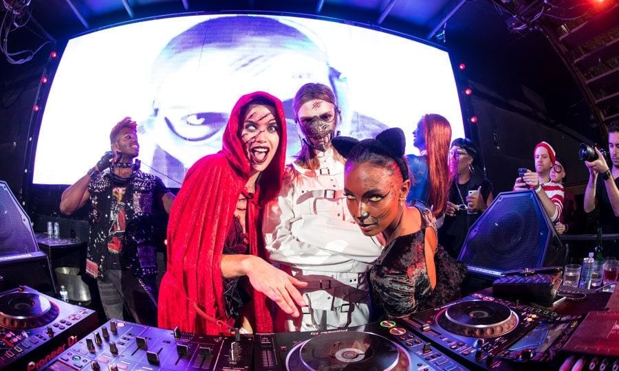 Sara Sampaio, Jasmine Tookes and Josephine Skriver allowed DJ Ruckus to take a break from manning the turntables during Marquee New York and Velocity Black Night of the Fallen at the club.
In addition to this trio, Shay Mitchell dressed up with some girlfriends and listened to DJ Chuckie and Sebastian Ingrosso as well.
Photo: Marquee New York