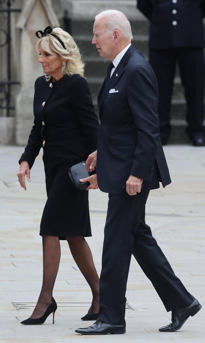 The president and first lady attended Queen Elizabeth's funeral in Sept. 2022