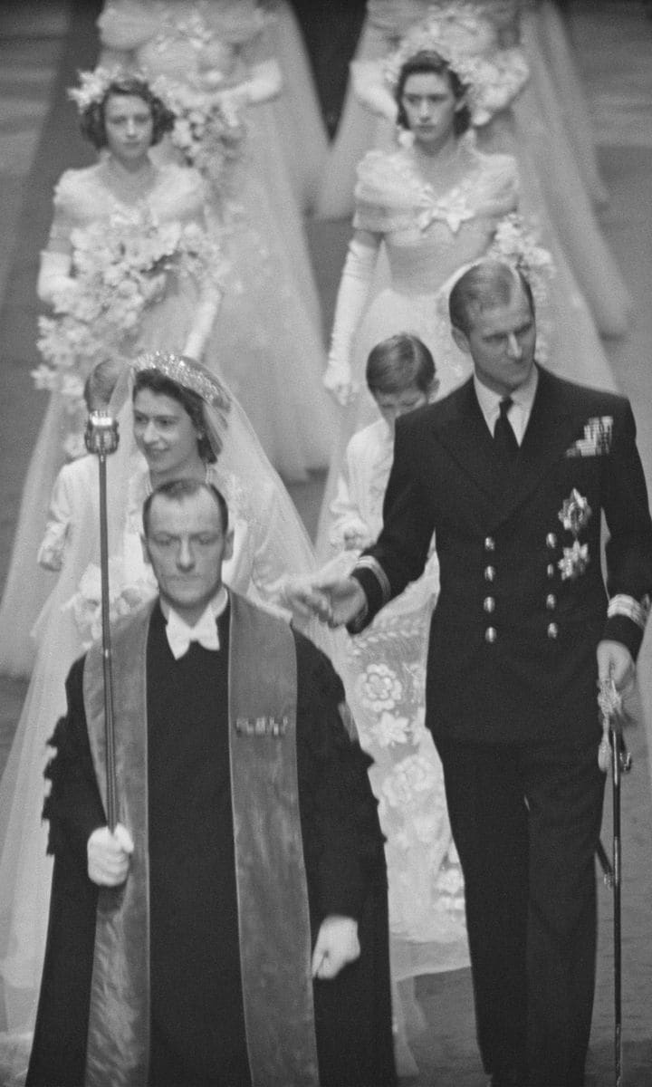 Elizabeth and Philip were married at Westminster Abbey on November 20, 1947.