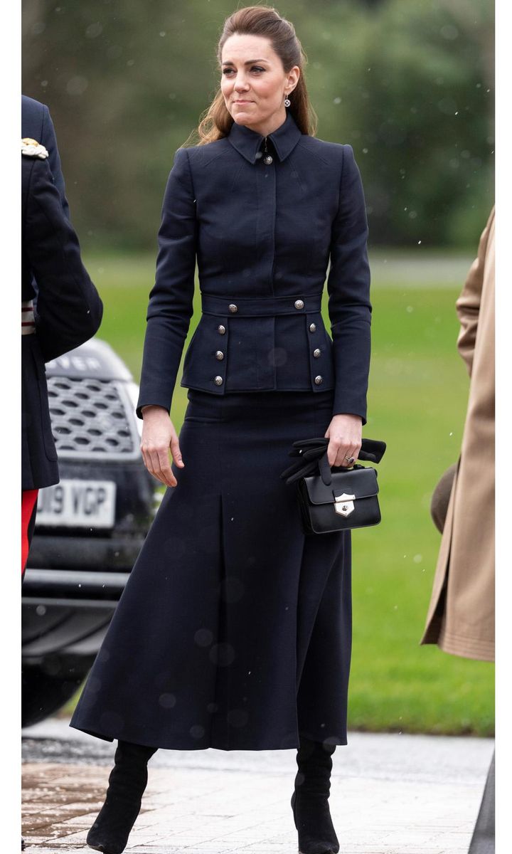 Kate Middleton wore an outfit by Alexander McQueen on the 10th anniversary of the founder of the fashion house's death