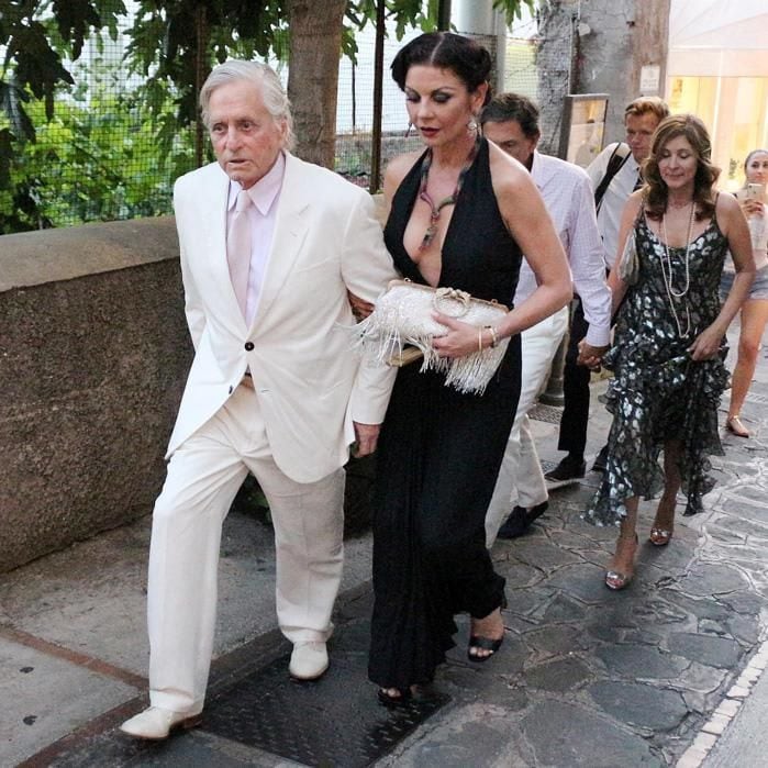 Michael Douglas, Catherine Zeta Jones party with Sarah Ferguson at Gatsby themed bash in Italy