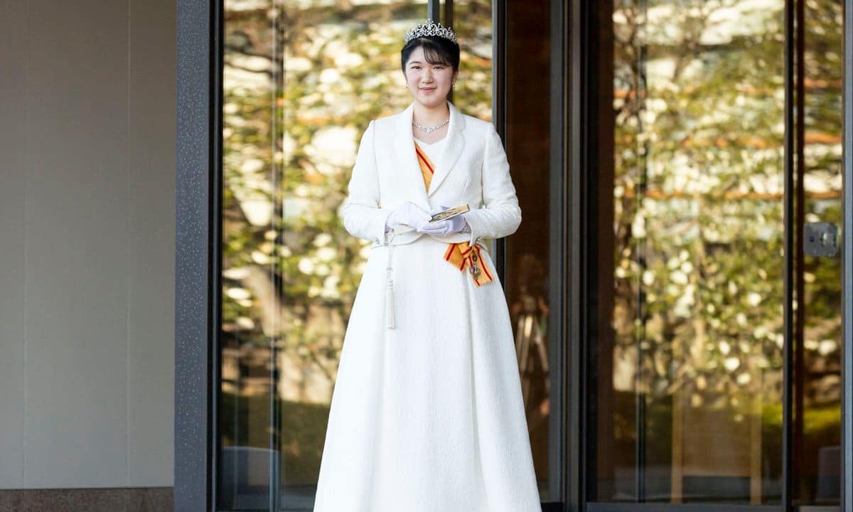 Japan's Princess Aiko Greets Media Upon Her Coming-of-age