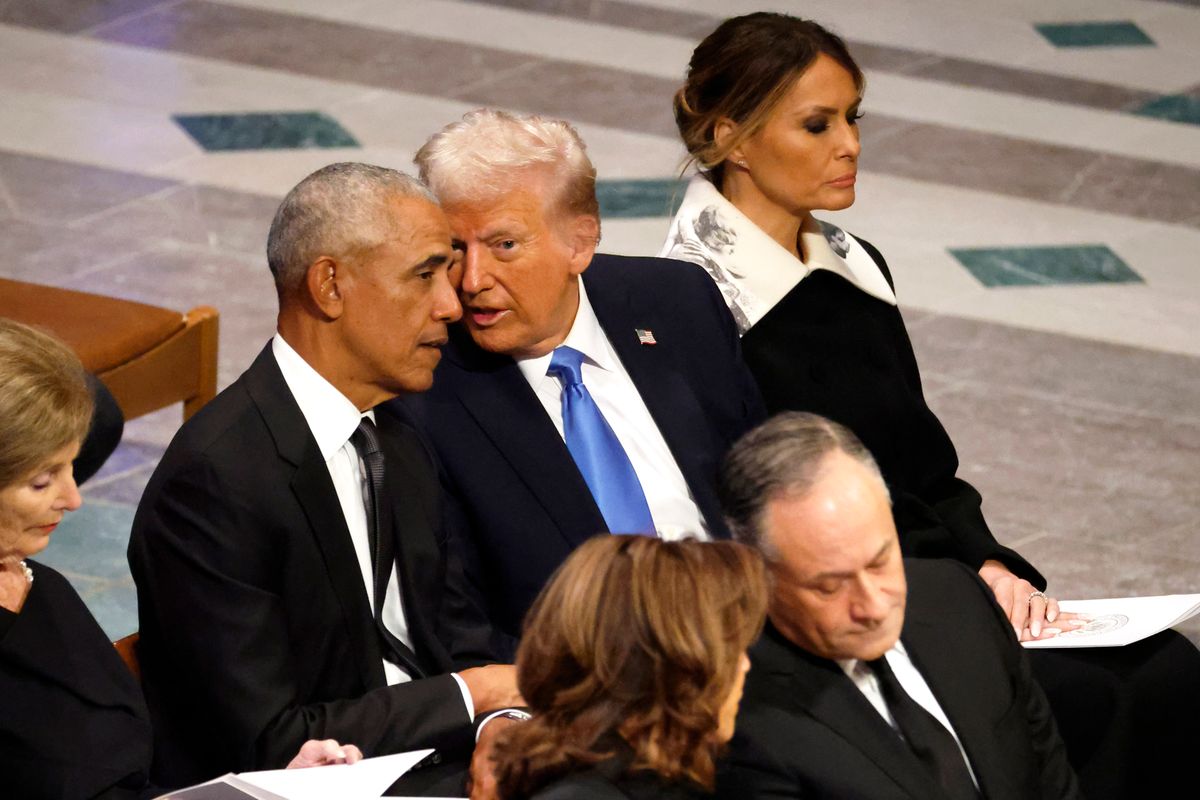 Obama, Trump, and Melania