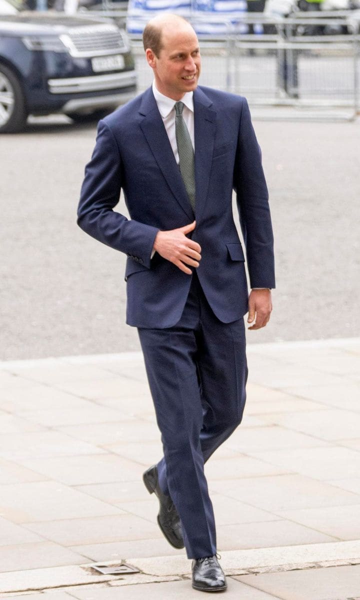 Prince William left Windsor with the Princess of Wales to attend the Commonwealth Day Service on March 11