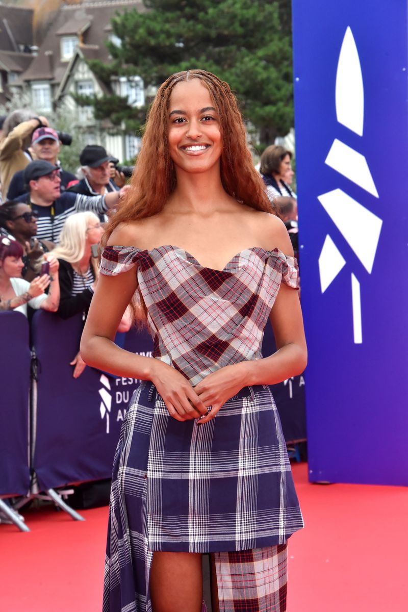 Malia Ann Obama attends the opening ceremony during the 50th Deauville American Film Festival 