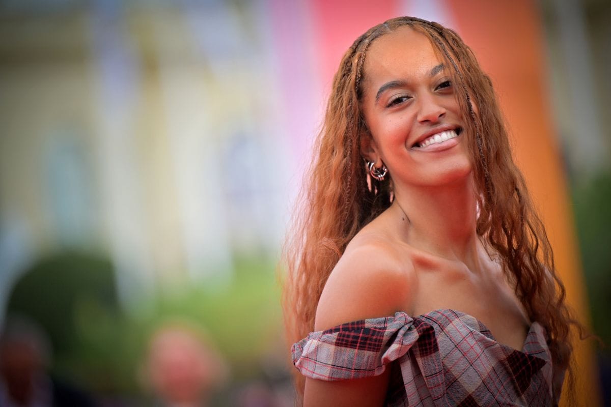 Malia Ann Obama arrives to attend the opening ceremony of the 50th edition of the Deauville American film festival