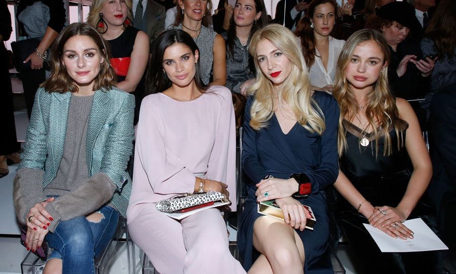 Lady Amelia Windsor continued to be a staple in the front row alongside Sabine Getty, Sara Sampaio and Olivia Palermo at the Giorgio Armani Prive show.
Photo: Getty Images