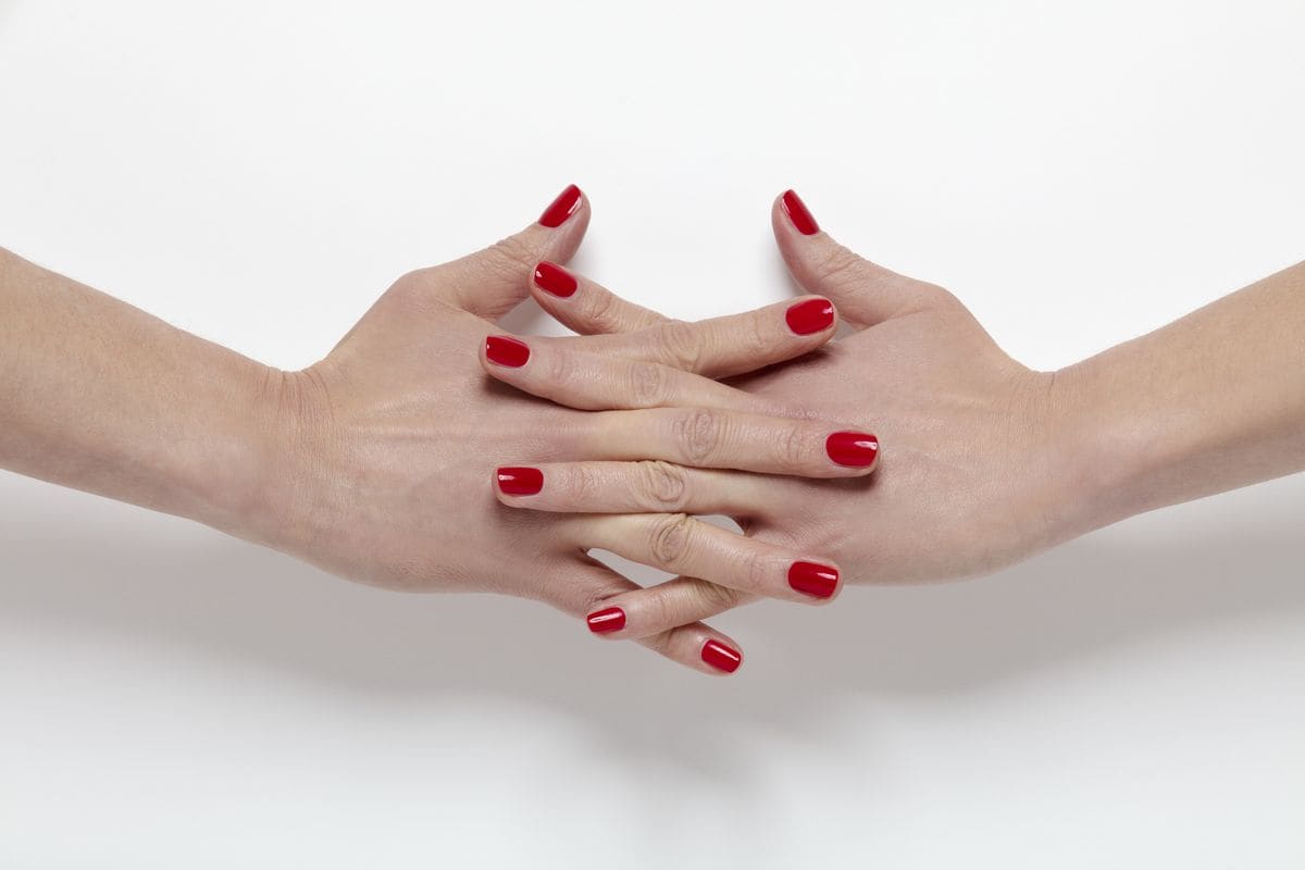 Classic Red Nails 