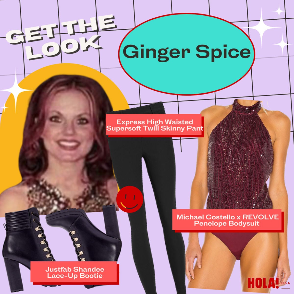 Get the look: A modern take on the Spice Girls outfits in the ‘Wannabe’ video