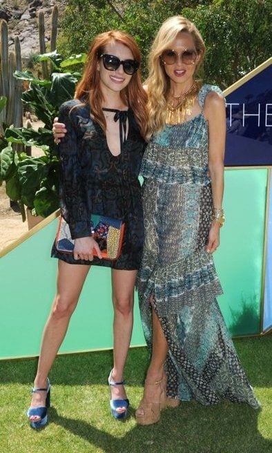 The hostess herself <b>Rachel Zoe</B>, right, with <I>Scream Queens</I> star <b>Emma Roberts</b>.
<br>
Photo: Getty Images