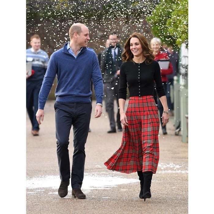 Kate Middleton hosts first Christmas part of the season