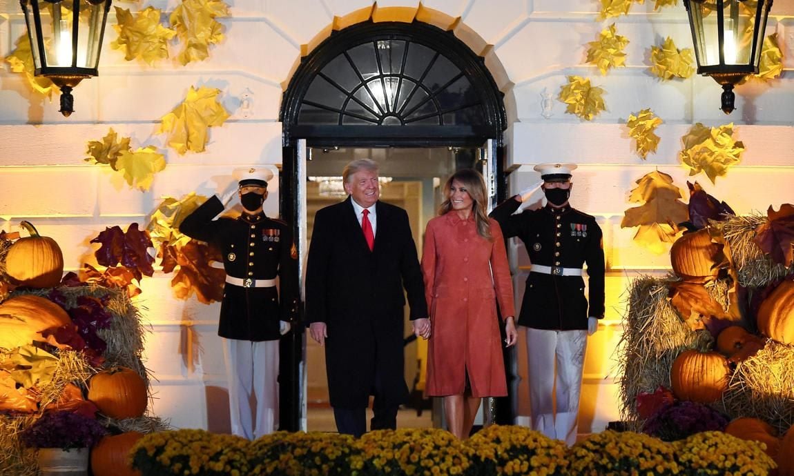 The president and first lady celebrated Halloween at the White House on Oct. 25