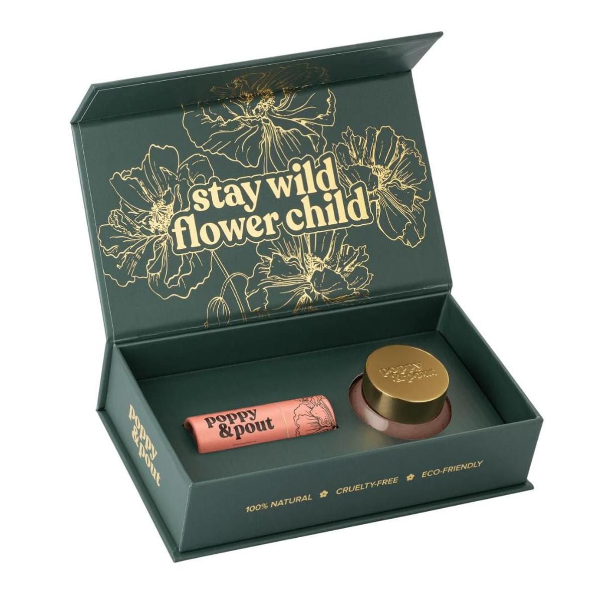 Poppy & Pout Lip Care Duo Gift Set, Pink Grapefruit