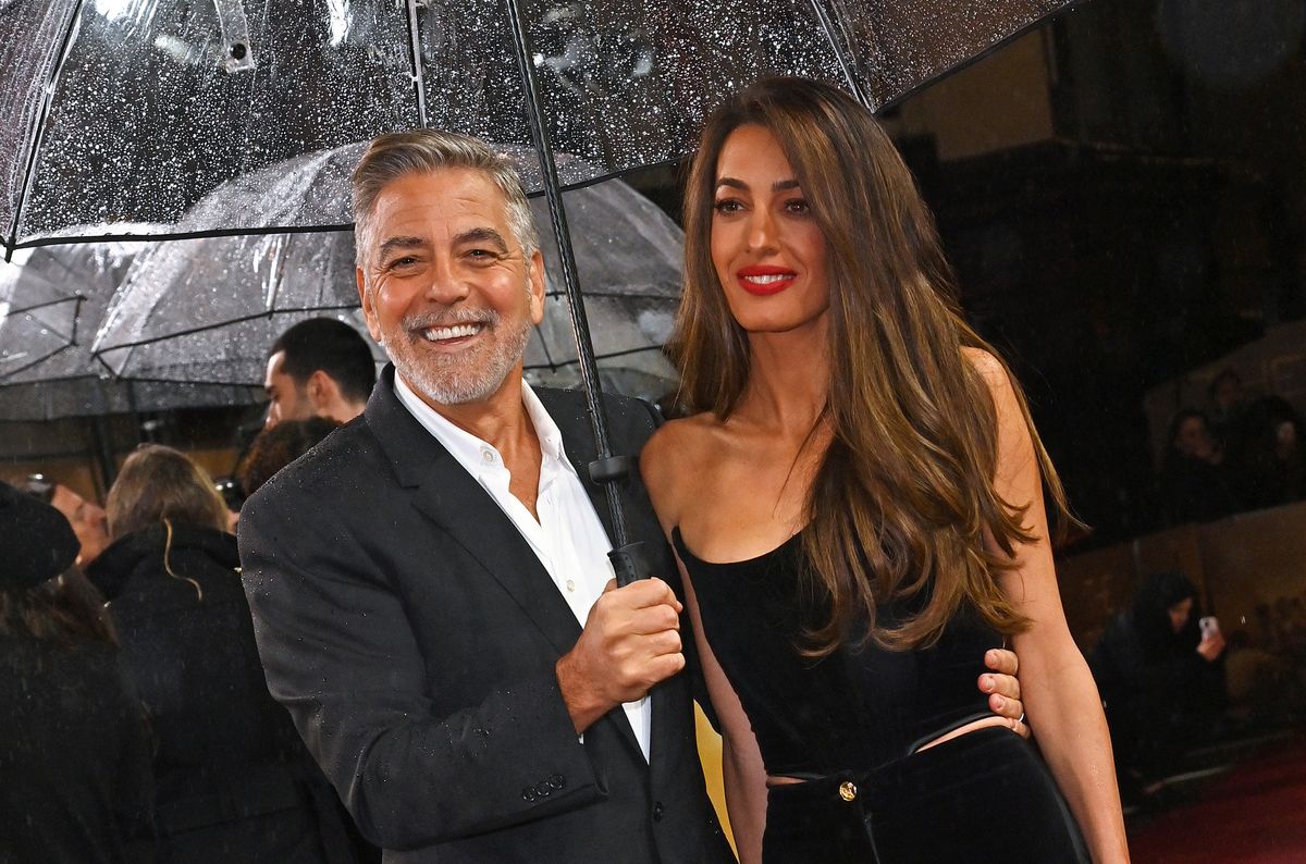 George Clooney y Amal Clooney asisten a una proyección especial de "Los chicos en el barco"