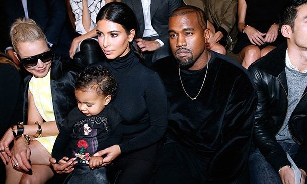 North West made her Fashion Week debut on the front row at Balenciaga.