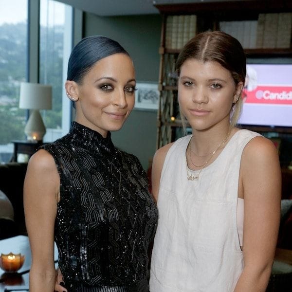 Nicole and Sofia at a party for the former VH1 reality show "Candidly Nicole" last July.