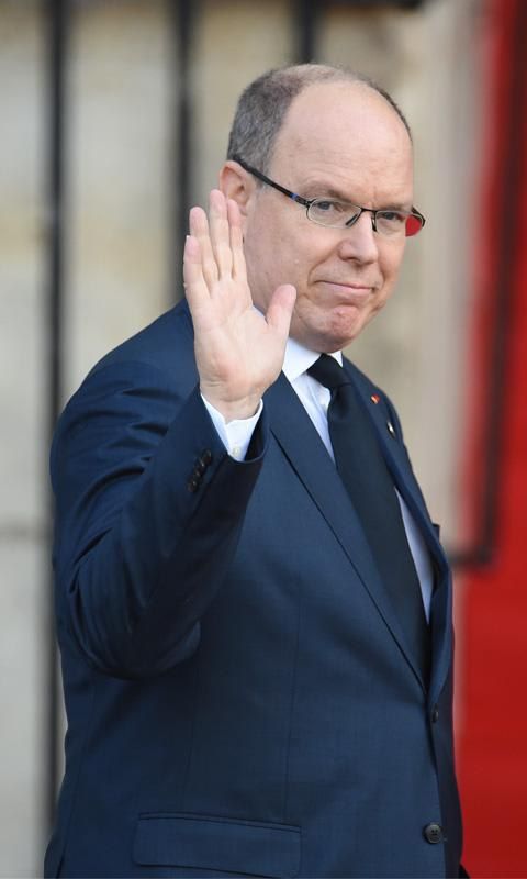 Albert of Monaco at Chirac's funeral in Paris