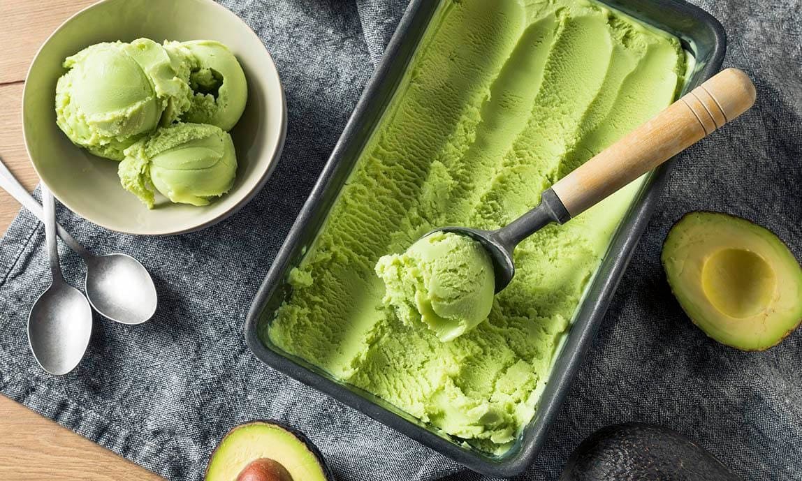 Avocado is a very versatile super food that's even great for making ice cream