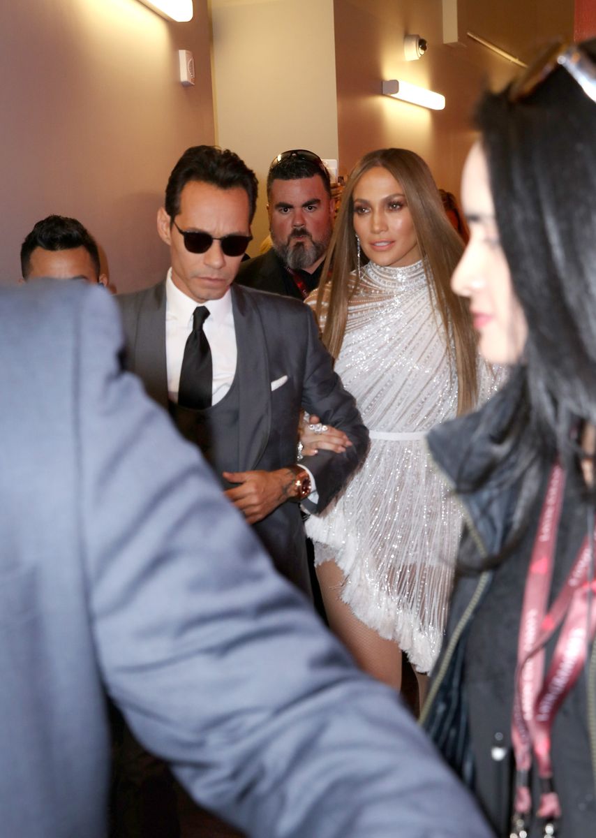 Recording artist Marc Anthony and singer/actress Jennifer Lopez attend The 17th Annual Latin Grammy Awards at T-Mobile Arena on November 17, 2016, in Las Vegas, Nevada. 