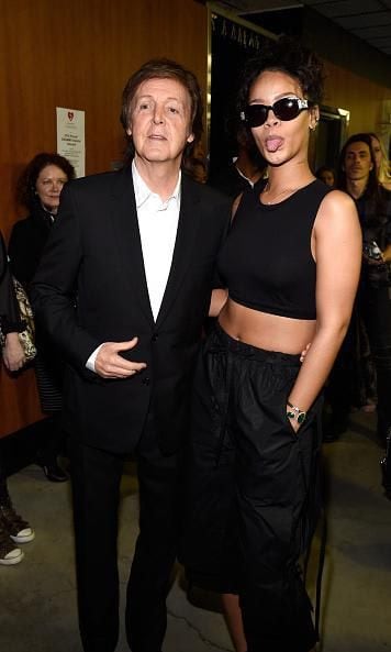 Paul McCartney and Rihanna