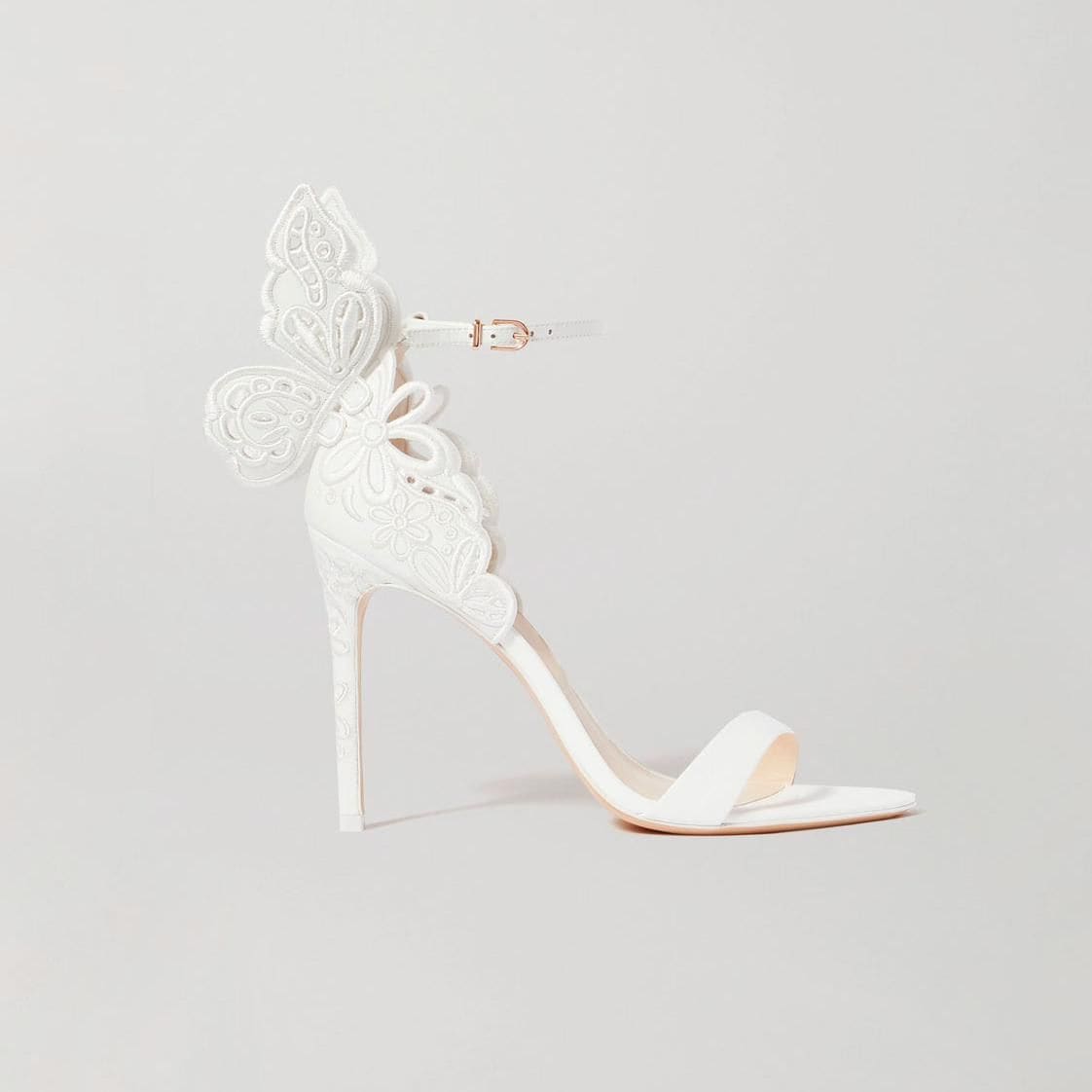 Chiara Embroidered Leather Sandals by Sophia Webster