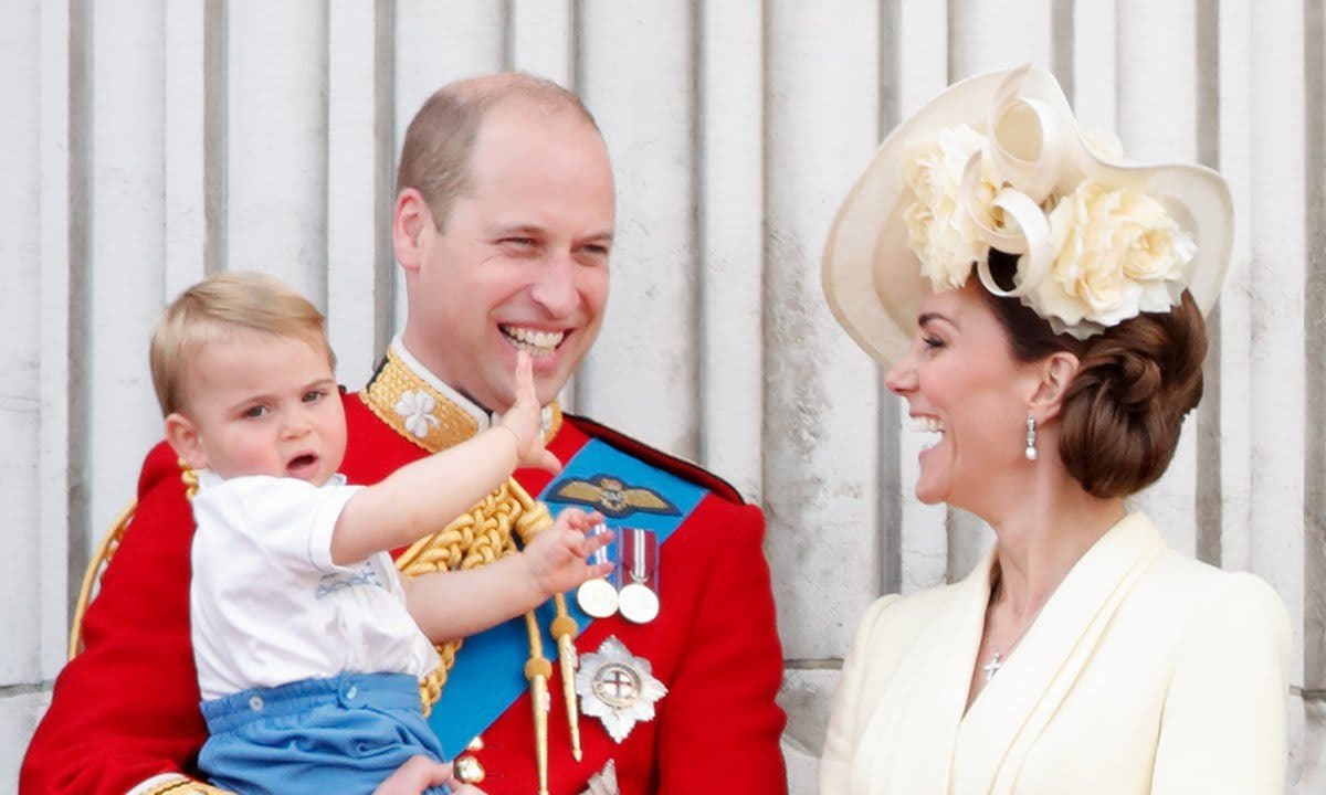 Prince Louis had his parents laughing on the balcony of Buckingham Palace during Trooping the Colour in 2019.