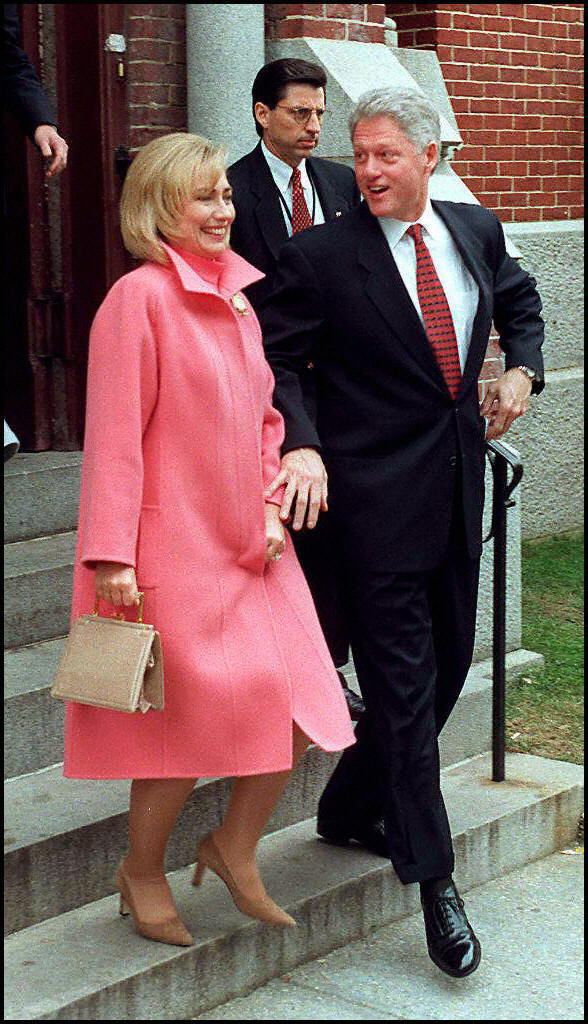 President Bill Clinton and First Lady Hillary Clinton