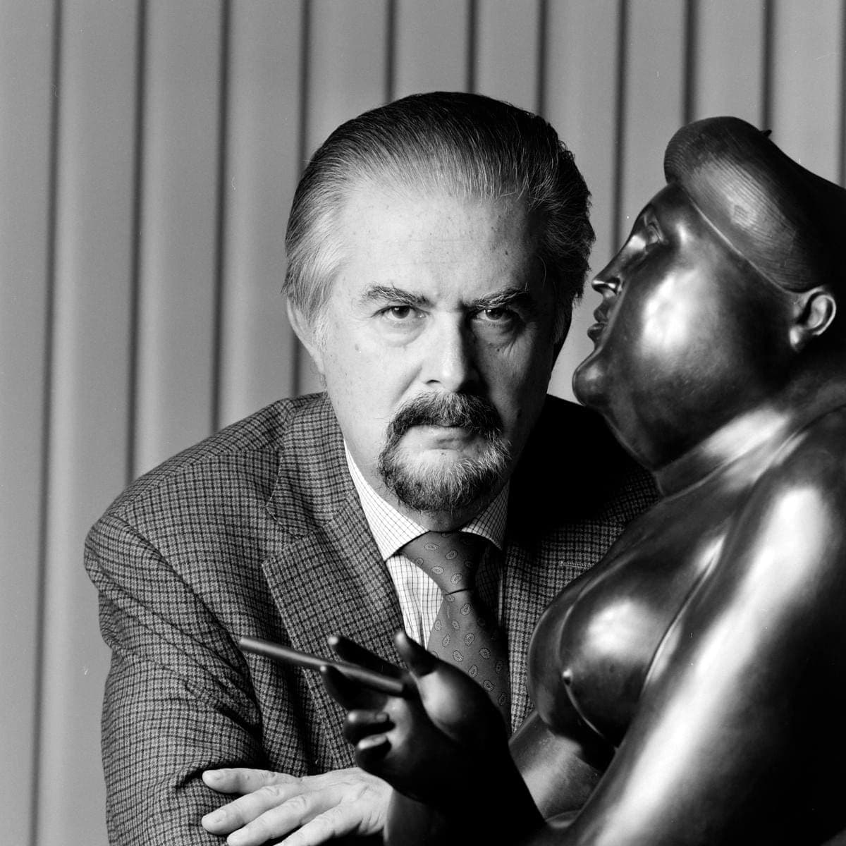 Portrait of Artist Fernando Botero in New York City