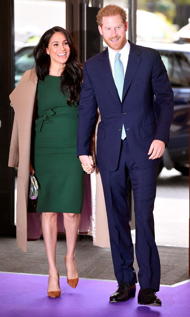 Meghan Markle wears green dress for WellChild awards