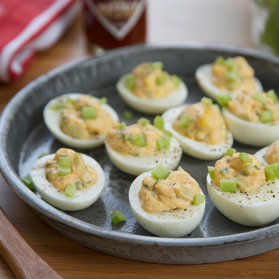 Buffalo Deviled Eggs by TABASCO