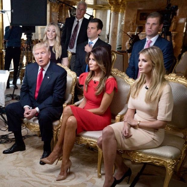 The future first family sat down for an interview with <i>60 Minutes</i>.
Photo: Chris Albert via Instagram/@60minutes