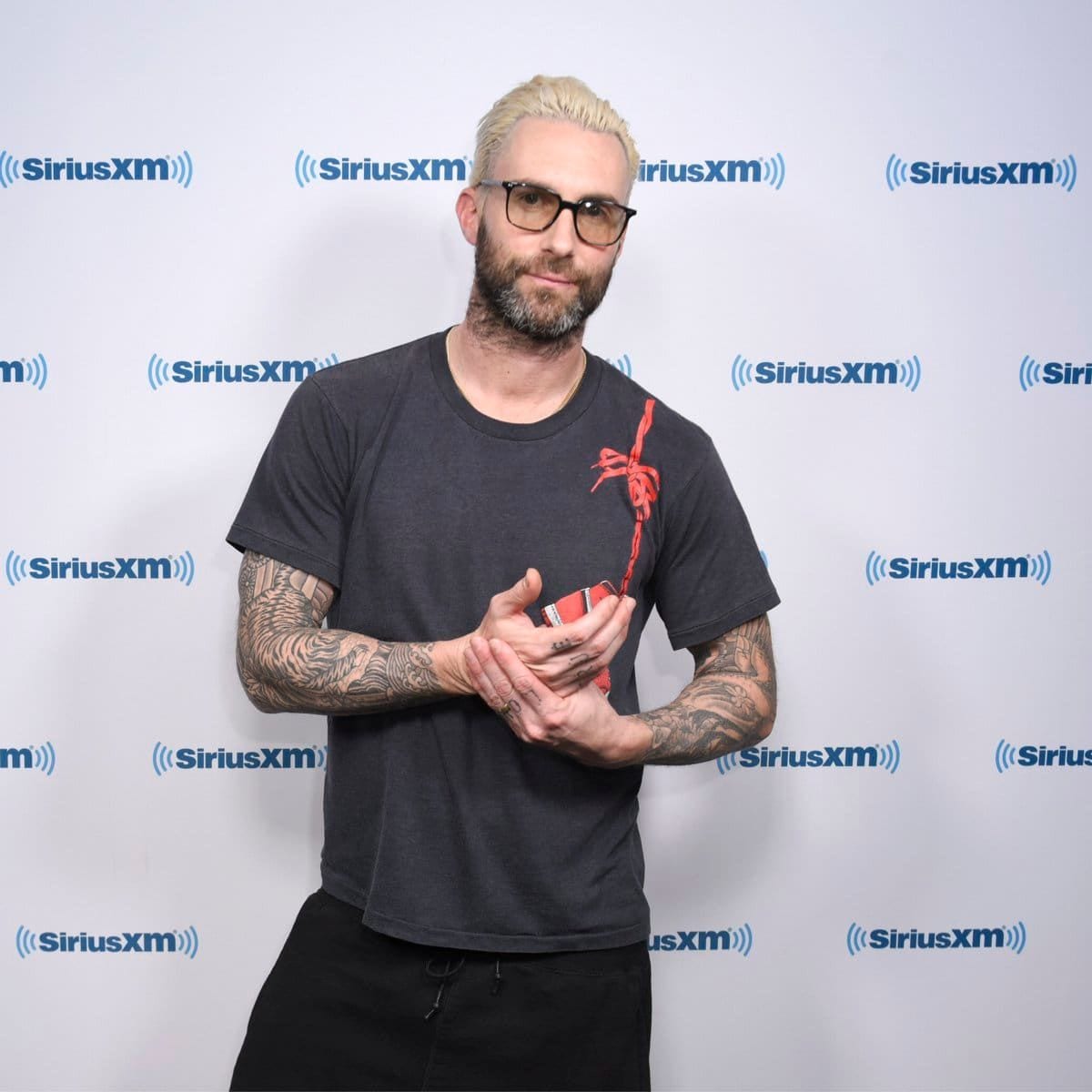 Adam Levine Visits 'Hits 1 in Hollywood' On SiriusXM Hits 1 Channel At The SiriusXM Studios In Los Angeles