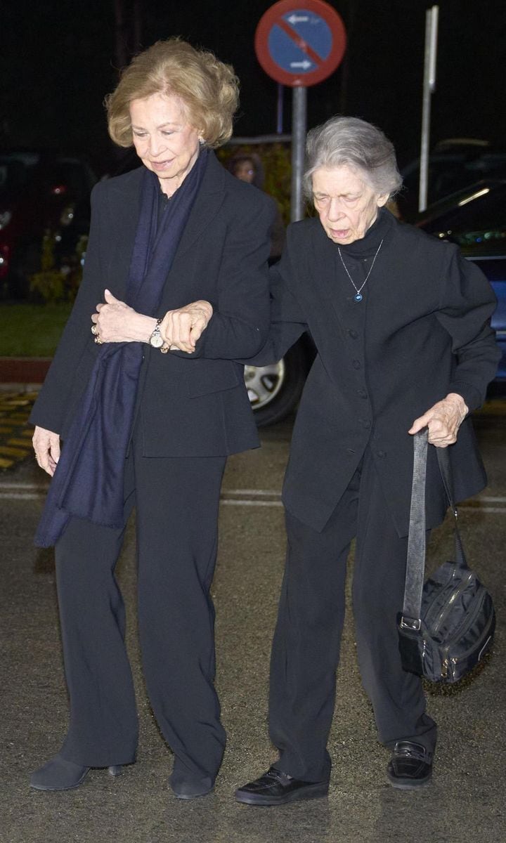 Queen Sofia and Princess Irene also attended the mass on March 2