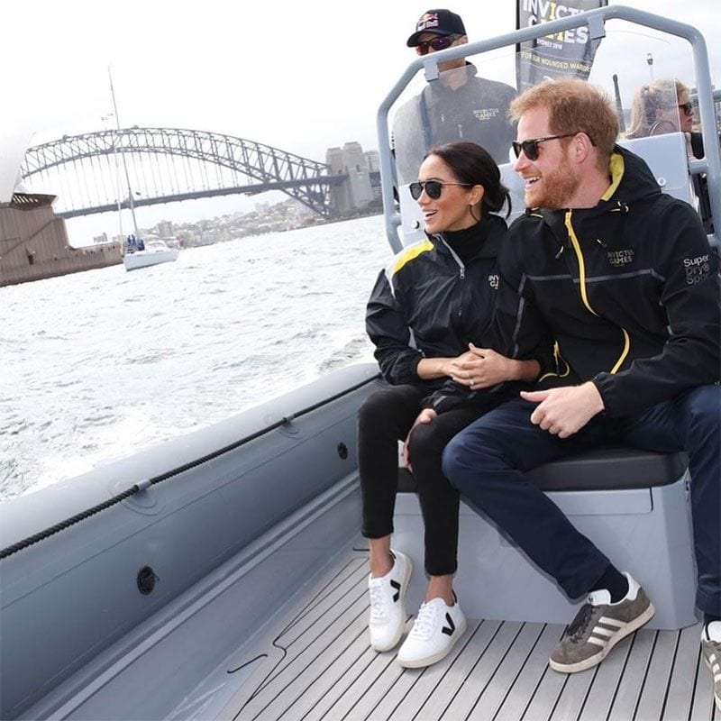 Meghan Markle and Prince Harry casual