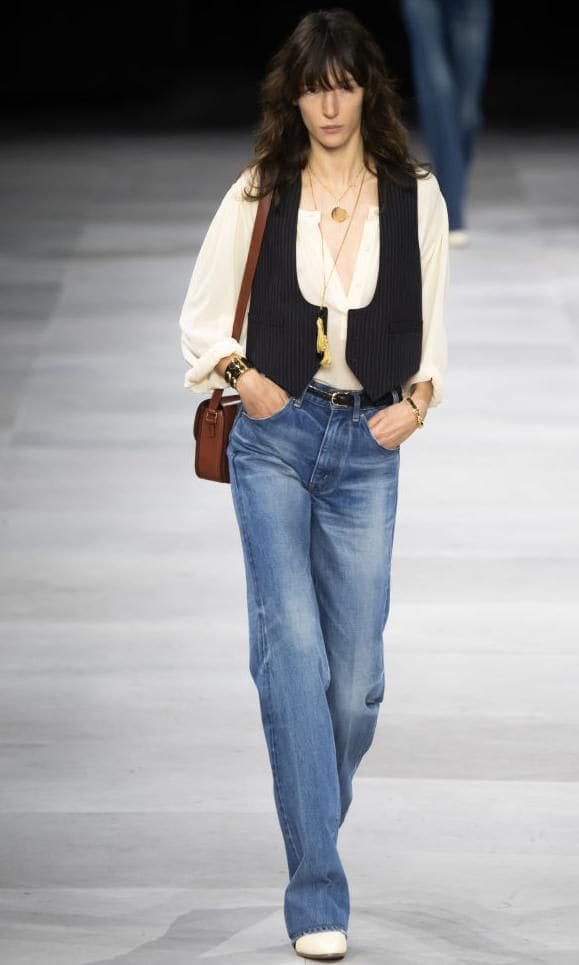 Vest in the Celine fashion show