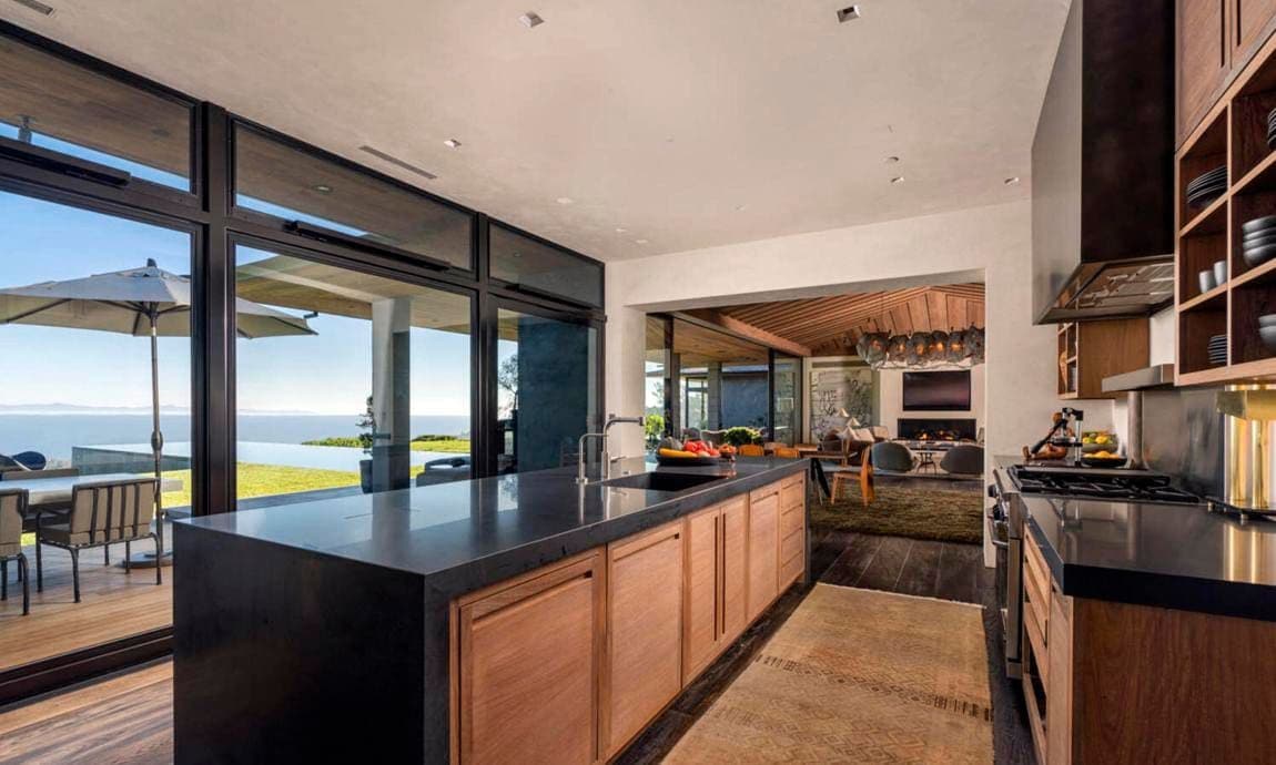 The kitchen inside the home Ellen DeGeneres and Portia de Rossi just sold.