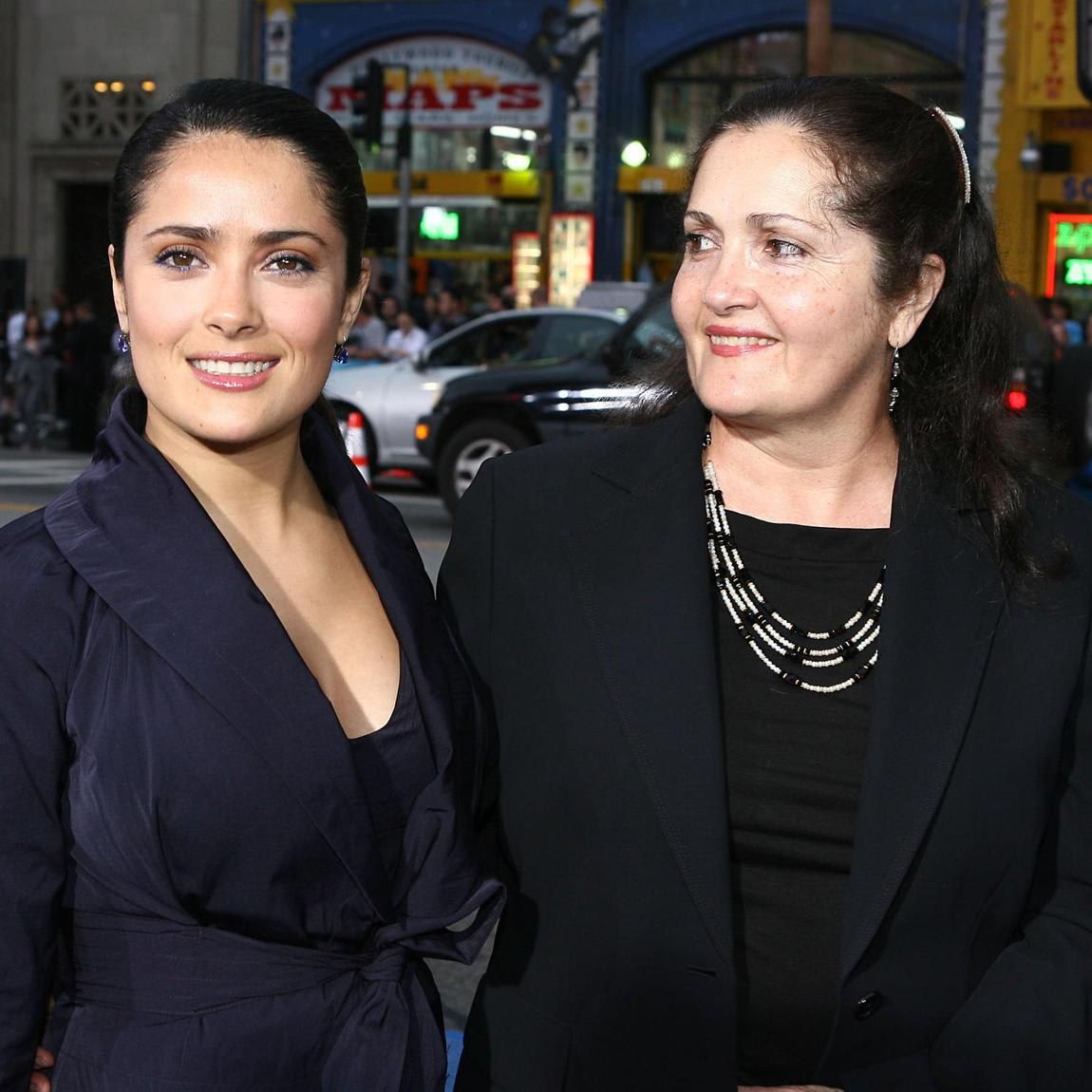 Salma Hayek and her mother Diana Jimenez Medina