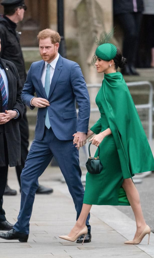 Meghan Markle with Demi handbag by Gabriela Hearst