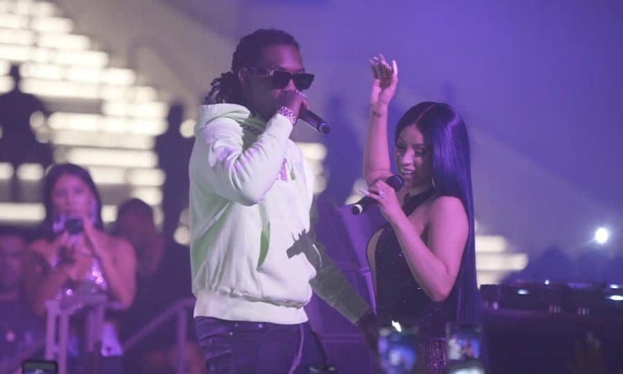 Cardi B, Offset in Las Vegas