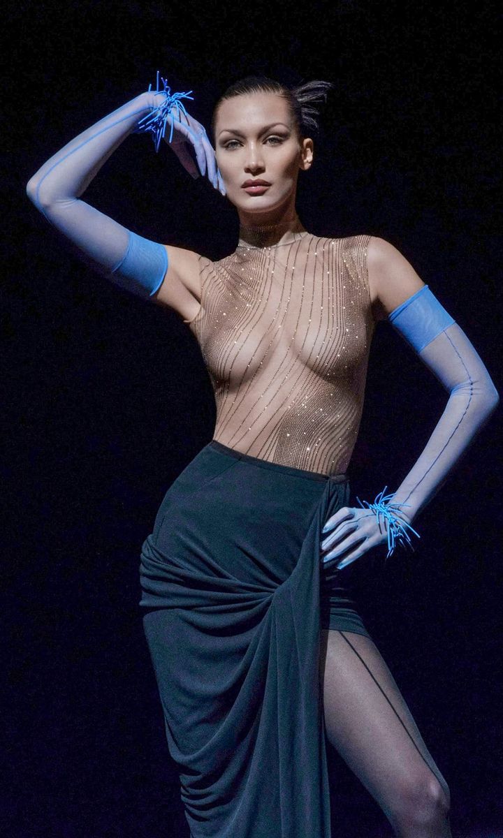 Bella Hadid on the runway