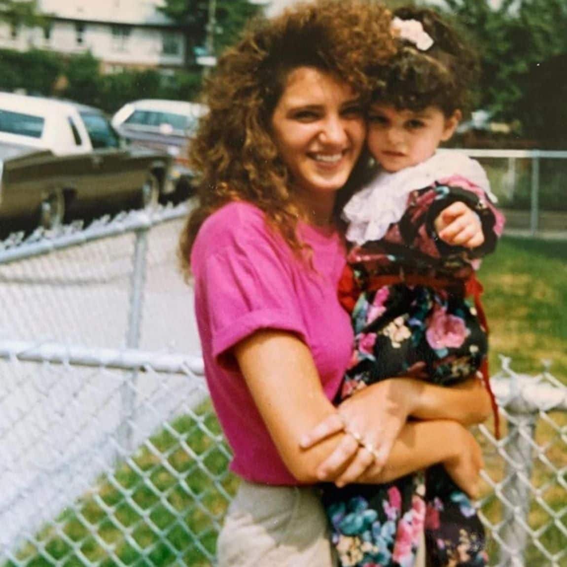 Bebe Rexha with mom