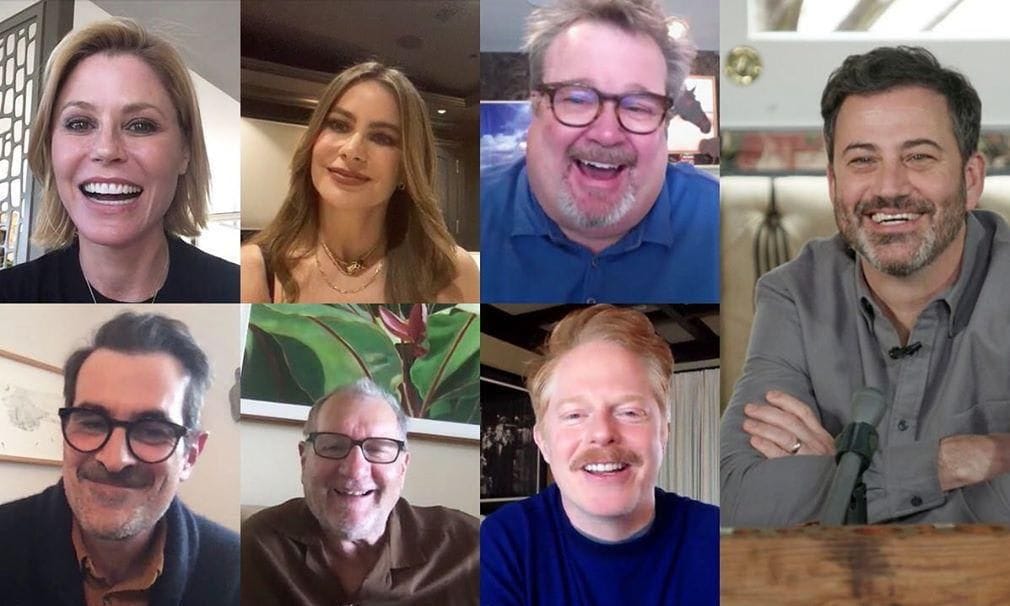 Modern Family cast video chat