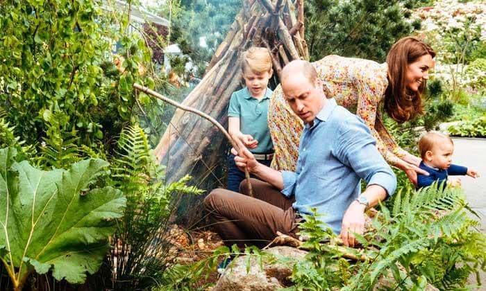 Prince William, Kate Middleton and their children