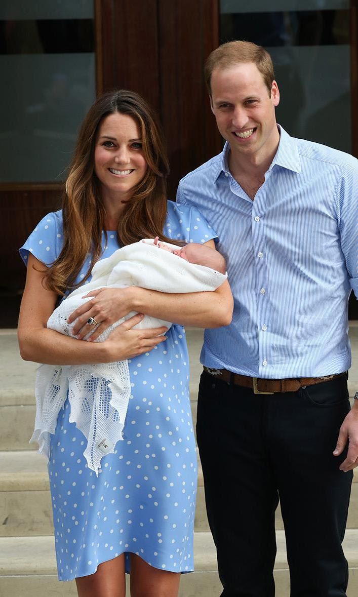 Kate Middleton, Prince William, and Prince George