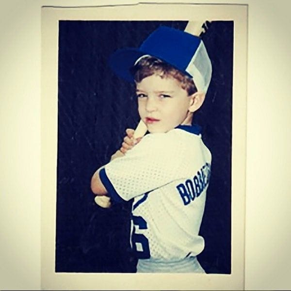 Batter up! Justin was an adorable little slugger.
<br>
Photo: Instagram/@justintimberlake