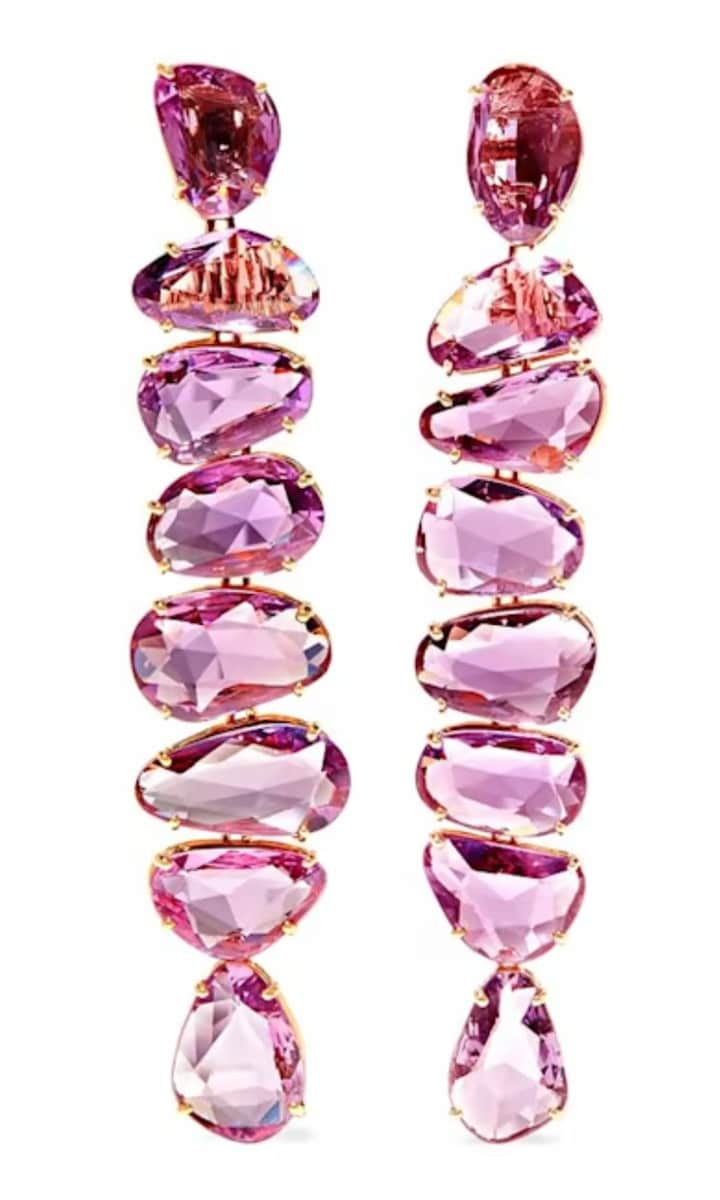 Pink Sapphire Earrings