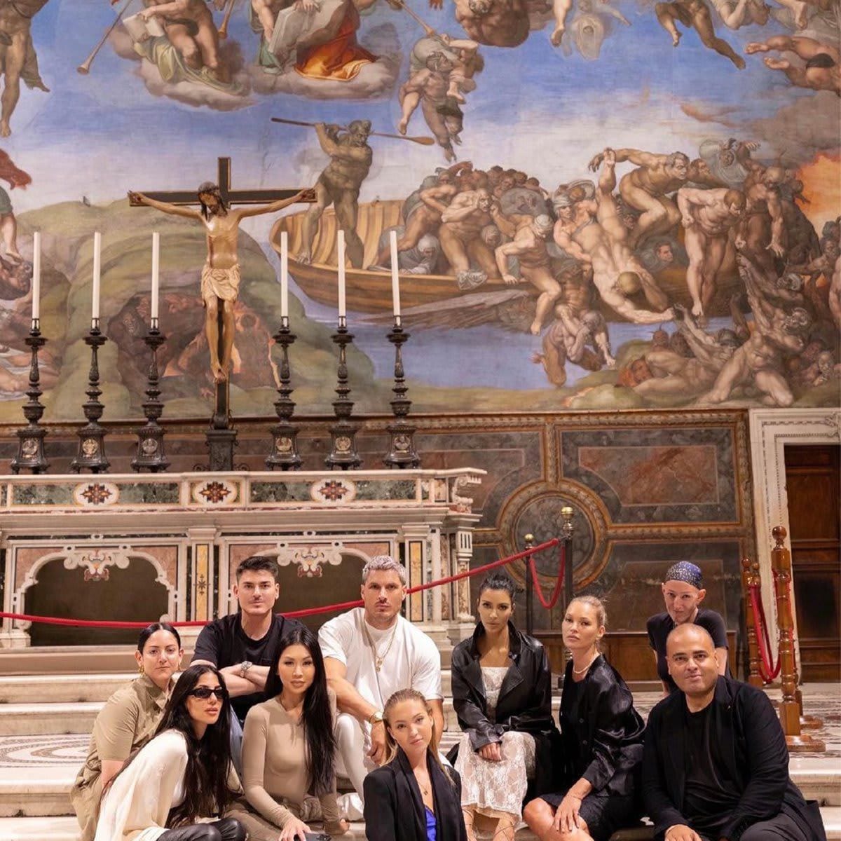 Kim Kardashian and Kate Moss' trip to the Vatican